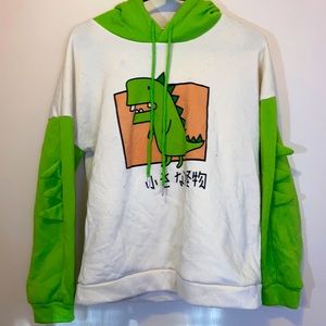 Large kids Dino Kawaii Hoodie